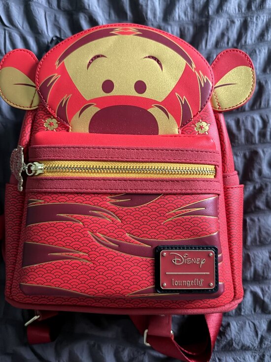 Tigger Red Gold Chinese New Year Loungefly Winnie The Pooh Mini Backpack main image 4